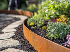 Obrzeże ogrodowe Corten