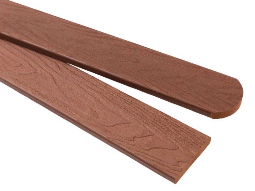 Composiet schuttingplank - Staal - Kleur: teak