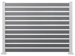 Aluminium lamellen schutting