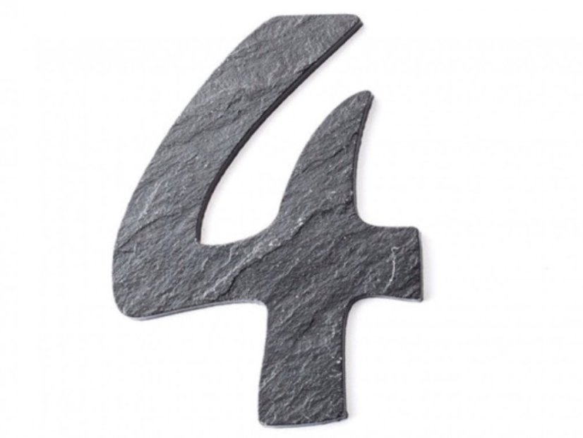 Palából készült házszám nagy - Variáció: számjegy 5